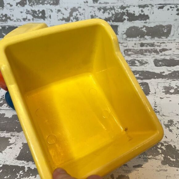 Little tike | vintage yellow and orange dump truck and person - Picture 6 of 7